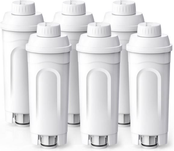 6x Wasserfilter kompatibel zu DeLonghi DLSC002 für Vollautomaten für 16,24€ (statt 27€)