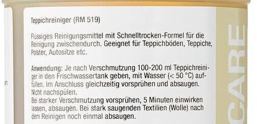 1 Liter Konzentrat Kärcher RM 519 Teppichreiniger für 7,99€ (statt 11€)