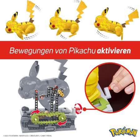 Mega HGC23 Pokémon Motion Pikachu Figur für 36,99€ (statt 61€)