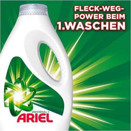 Ariel Universal+ Flüssigwaschmittel, 100 Waschladungen ab 18,52€ (statt 30€)