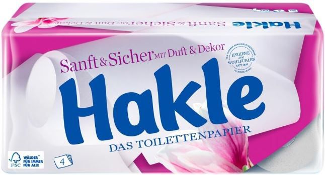 🧻 20 Rollen Hakle Toilettenpapier Sanft & Sicher ab 7,59€ (statt 11€)