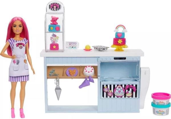 Barbie HGB73   Tortenbäckerei Spielset mit Puppe (30 cm) für 16,60€ (statt 22€)