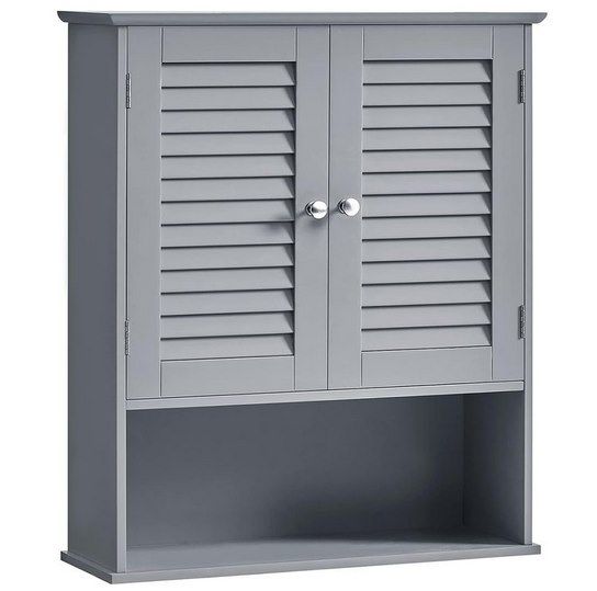 VASAGLE Badezimmewandschrank mit Einlegeboden für 38,99€ (statt 56€)