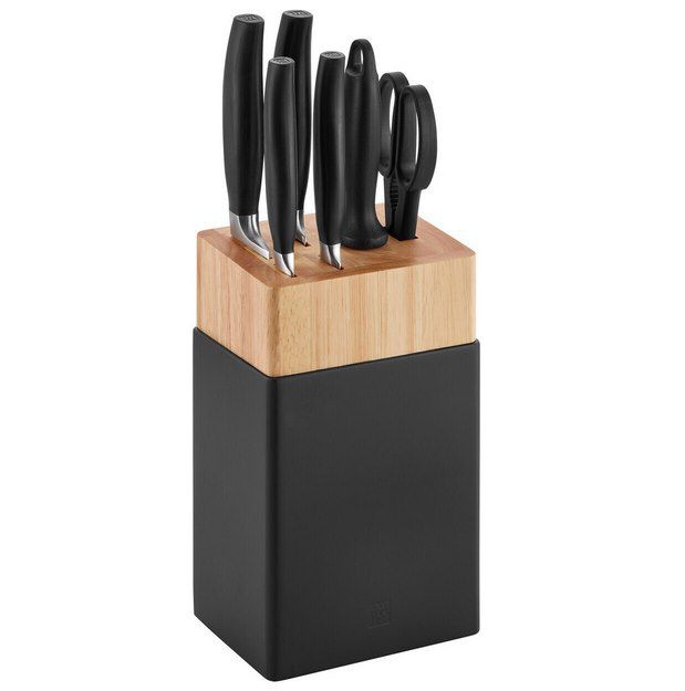 ZWILLING Messerblock FIVE STAR (7 tlg) mit Edelstahlmesser für 74,99€ (statt 114€)