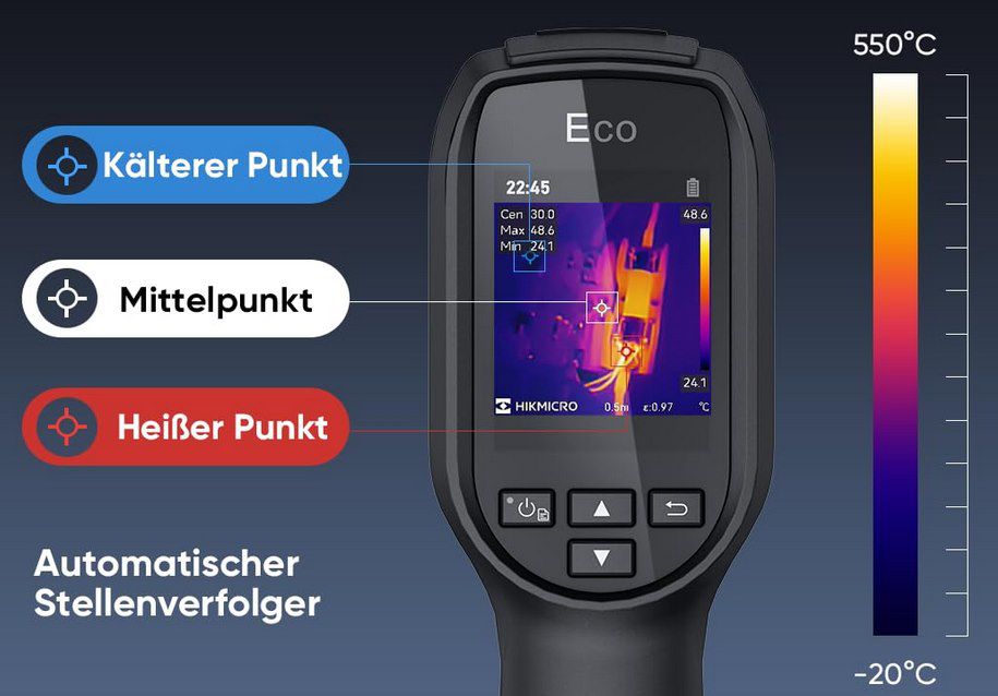 HIKMICRO ECO Wärmebildkamera für bis zu 550°C für 159€ (statt 184€)