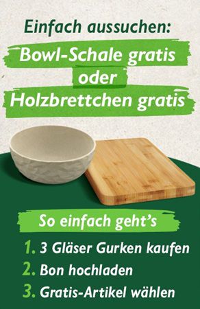 Spreewaldhof Gurken kaufen   Bowl Schale oder Holzbrett gratis erhalten