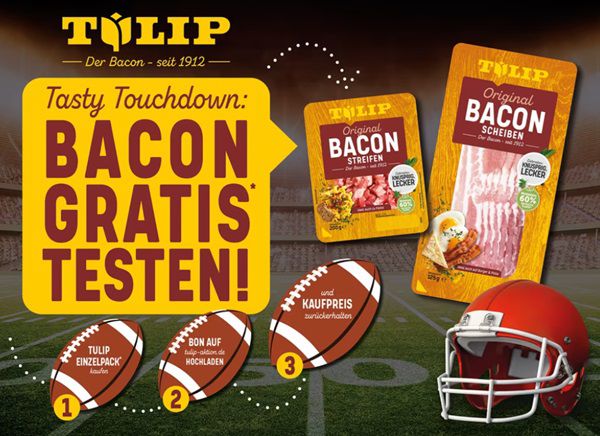 Wieder da! Tulip Bacon Scheiben oder Streifen gratis ausprobieren