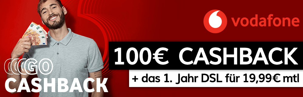 Vodafone DSL mit 100€ Cashback