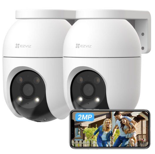 2x EZVIZ C8C Überwachungskamera mit Personenerkennung für 74,99€ (statt 95€)