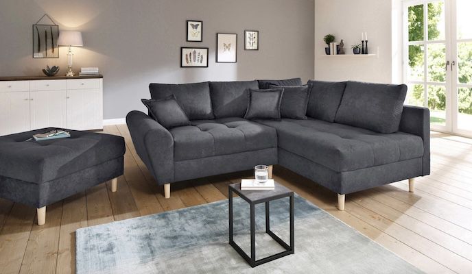 HOME AFFAIRE Ecksofa Rice L Form für 600€ (statt 740€)