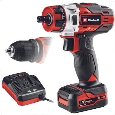 Einhell TE-CD 12/1 X-Li Akku-Bohrschrauber mit 12Volt für 46,98€ (statt 52€)