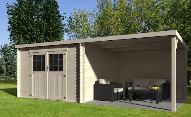 🏡 Gartenhaus Eden mit 605 x 298 cm für 1.699€ (statt 1.858€)