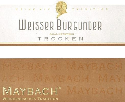 6x 0.75L Maybach Weißer Burgunder Qualitätswein für 21,59€ (statt 26€)