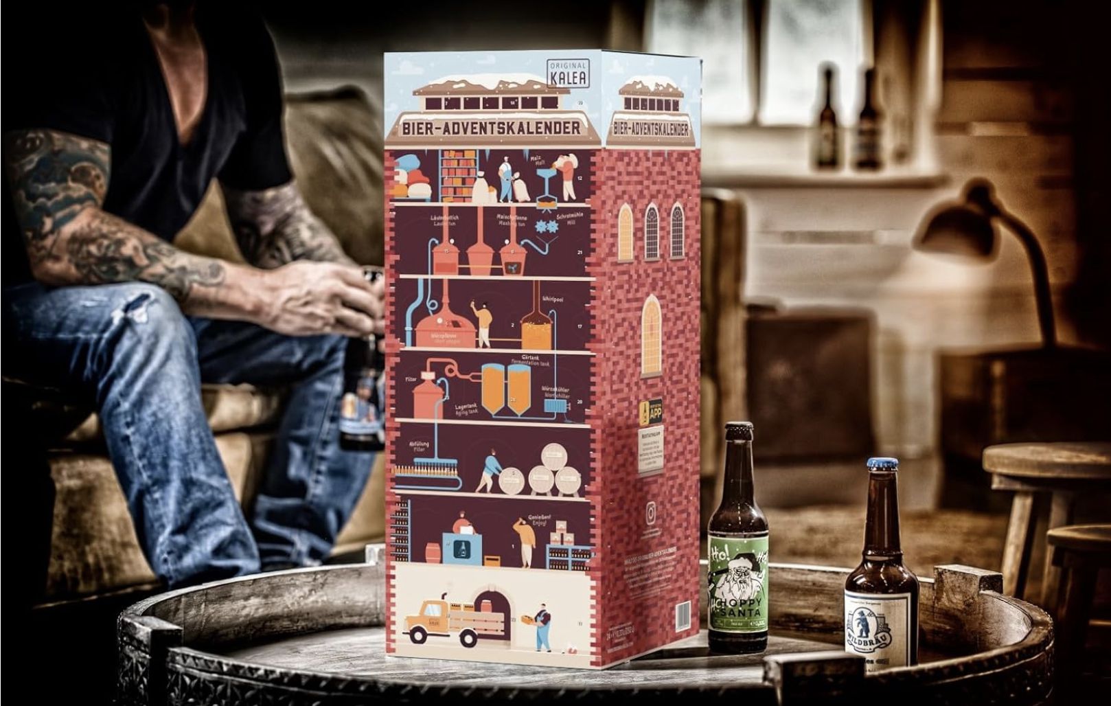 🍺🎄Kalea Bier Adventskalender 2024   Edition Brauturm für 49,99€ (statt 59€)