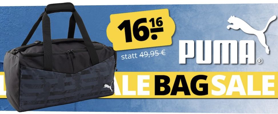 Sportspar: PUMA Sale mit bis  75% z.B. Rucksack mit 20L für 17€ (statt 22€)