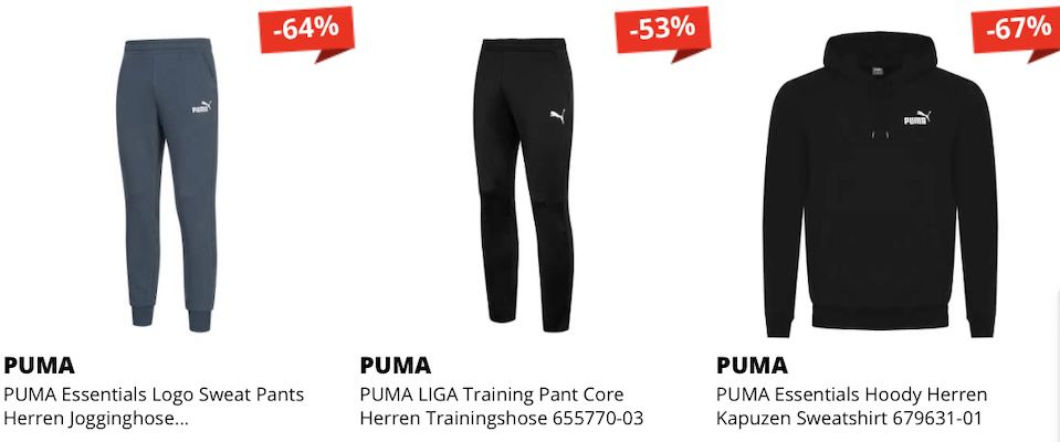 Sportspar: PUMA Sale mit bis  75% z.B. Rucksack mit 20L für 17€ (statt 22€)