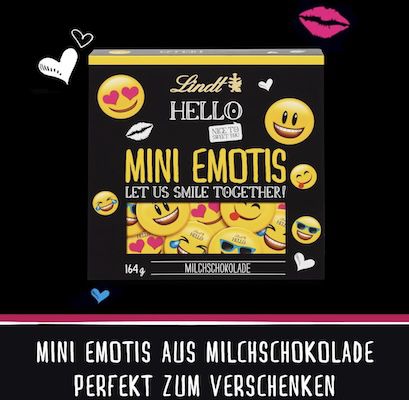 🍫164g Lindt HELLO Mini Emotis Schokolade für 5,39€ (statt 7€)