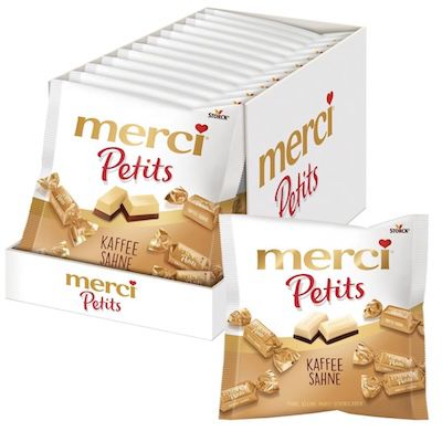 🍫12x 125g merci Petits Kaffee Sahne für 20,99€ (statt 27€)