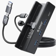 ORICO USB Hub mit 3x USB-A 3.0 und 1x USB-C 3.0 für 19,38€ (statt 32€)