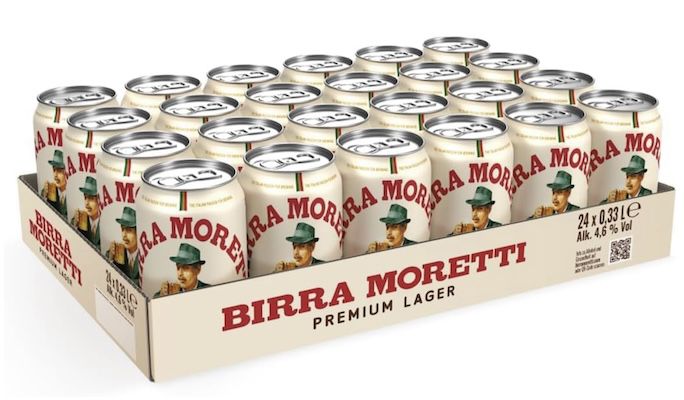 🍻24x 0,33l Birra Moretti Helles Bier für 19,94€ (statt 27€)   0,83€ pro Dose