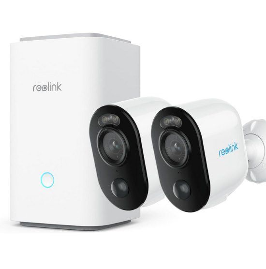 2x Reolink Argus 3E 2k Überwachungskamera + Home Hub für 159,99€ (statt 220€)