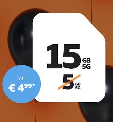 📱 simyo: o2 Allnet-Flat mit 15GB 5G für nur 4,99€ mtl.