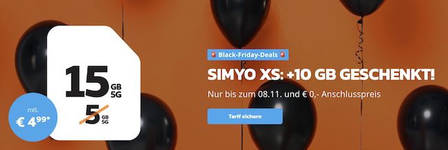 📱 simyo: o2 Allnet Flat mit 15GB 5G für nur 4,99€ mtl.