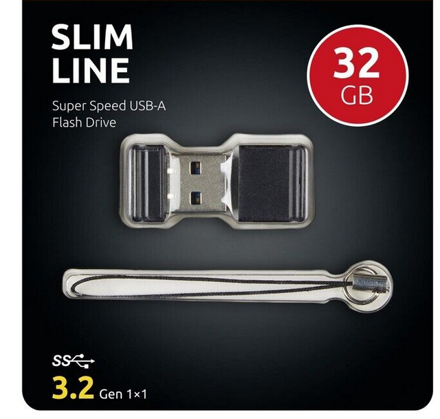 Intenso Slim Line 32GB USB 3.2 Stick für 4,44€ (statt 9€)