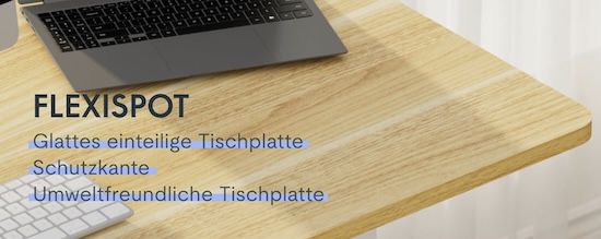 Flexispot EB2 höhenverstellbarer Schreibtisch inkl. Tischplatte für 259,99€ (statt 320€)