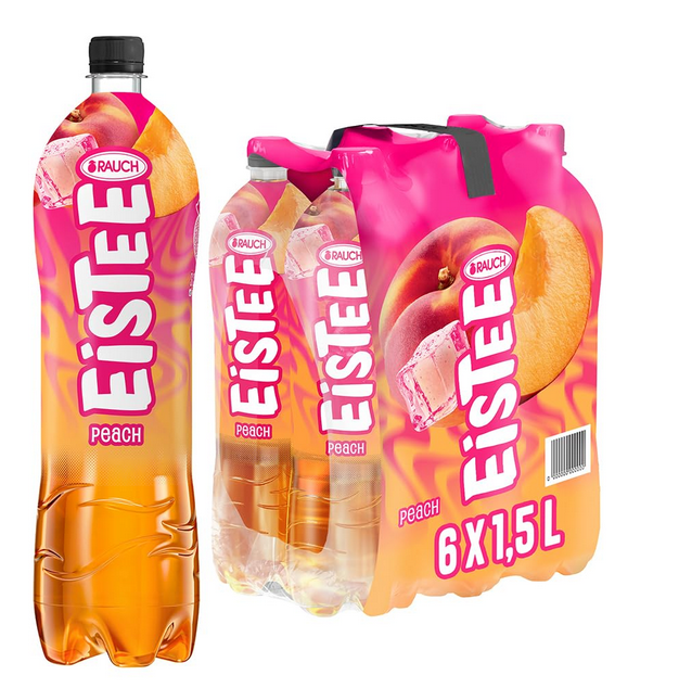 🍑 Rauch Eistee Peach 6x 1,5l ab 8,70€ (statt 11€)