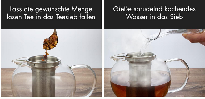 Glaswerk Sencha 1,3l Teekanne mit Filter & Stövchen ab 35,18€ (statt 45€)