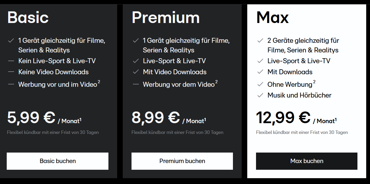 4 Monate RTL+ mit 24% Rabatt ab 18€ (statt 24€)