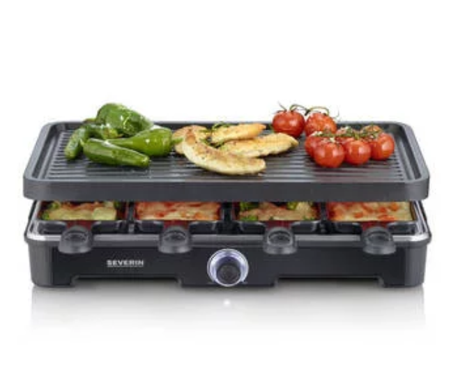 Severin RG9670 Raclette Grill 8 Pfännchen für 35,94€ (statt 45€)