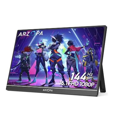 ARZOPA Z1FC tragbarer Gaming Monitor (16,1″, 144Hz) für 82,99€ (statt 150€)