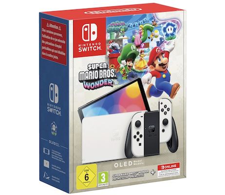 Nintendo Switch (OLED-Modell) inkl. Super Mario Bros. Wonder für 299€ (statt 329€)