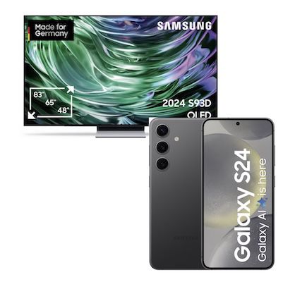 🤯 77″ Samsung OLED Fernseher + Galaxy S24 für 2.099€ (statt 2.879€)