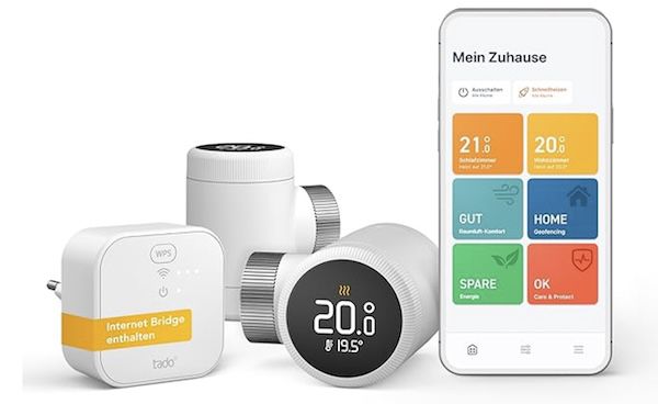 🥶 2x tado° X Smartes Heizkörper Thermostat + Bridge für 119,99€ (statt 150€)