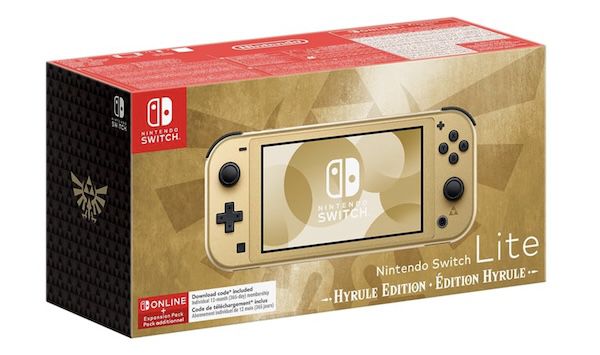 Nintendo Switch Lite Hyrule Edition für 166€ (statt 215€)