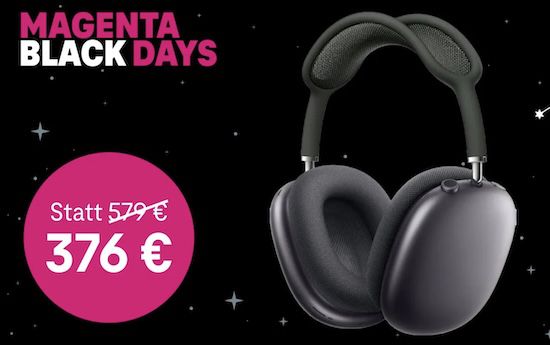 Telekom Magenta Moments   z.B. Apple AirPods Max (USB C) für 379€ (statt 525€)