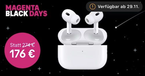 Telekom Magenta Moments   z.B. Apple AirPods Max (USB C) für 379€ (statt 525€)