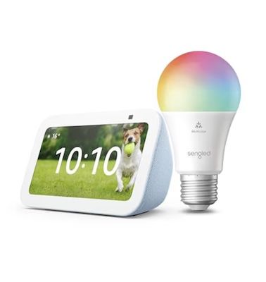 Echo Show 5 (3. Gen.) + Sengled LED Smart Glühbirne (E27) für 59,99€ (statt 80€)