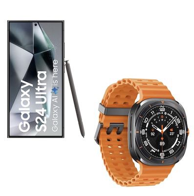 📱 Samsung Galaxy S24 Ultra + ⌚️ Galaxy Watch Ultra ab 1.149€ (statt 1.365€)