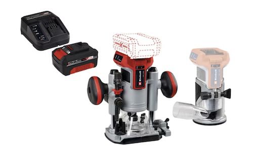 Einhell Professional TP RO 18 Akku Oberfräsen Kantenfräsen Set für 170,95€ (statt 191€)