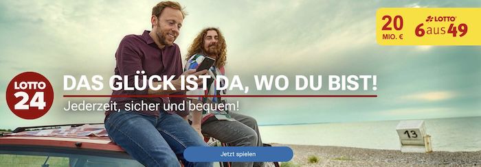 🤑 20 Mio. Jackpot: 3 Lotto 6aus49 Felder für 0,10€ (statt 4,70€)