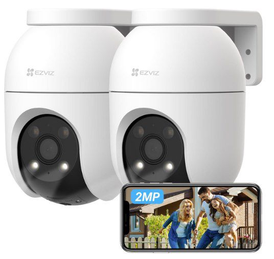 2x EZVIZ C8C Überwachungskamera mit Personenerkennung für 74,99€ (statt 95€)