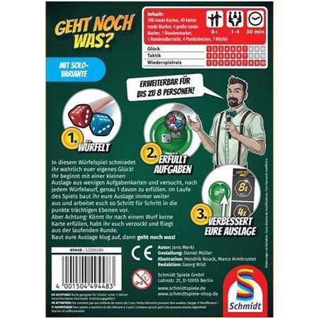 Schmidt Spiele   Geht noch was? Würfelspiel für 9,99€ (statt 14€)