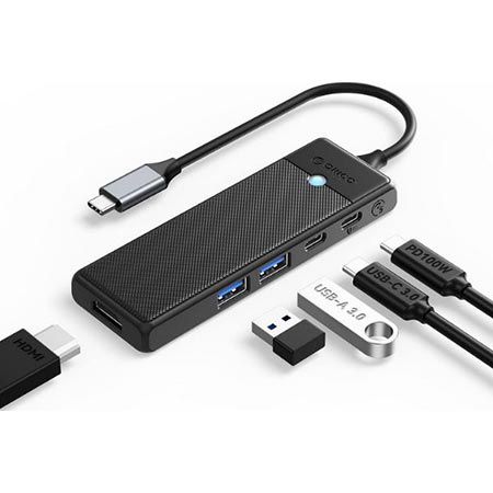 ORICO 5-in-1 USB-C Docking Station mit 100W PD für 7,99€ (statt 16€)