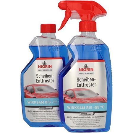 2er Pack Nigrin Scheiben-Entfroster Sprühflasche, 2 x 500ml für 8,99€ (statt 12€)