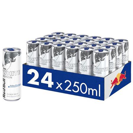 24er Pack Red Bull Energy Drink White Edition, 0,25L ab 19,37€ (statt 33€) – 0,81€ pro Dose!