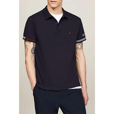 Tommy Hilfiger Slim Fit Contrast Cuff Polo für 42,82€ (statt 56€)